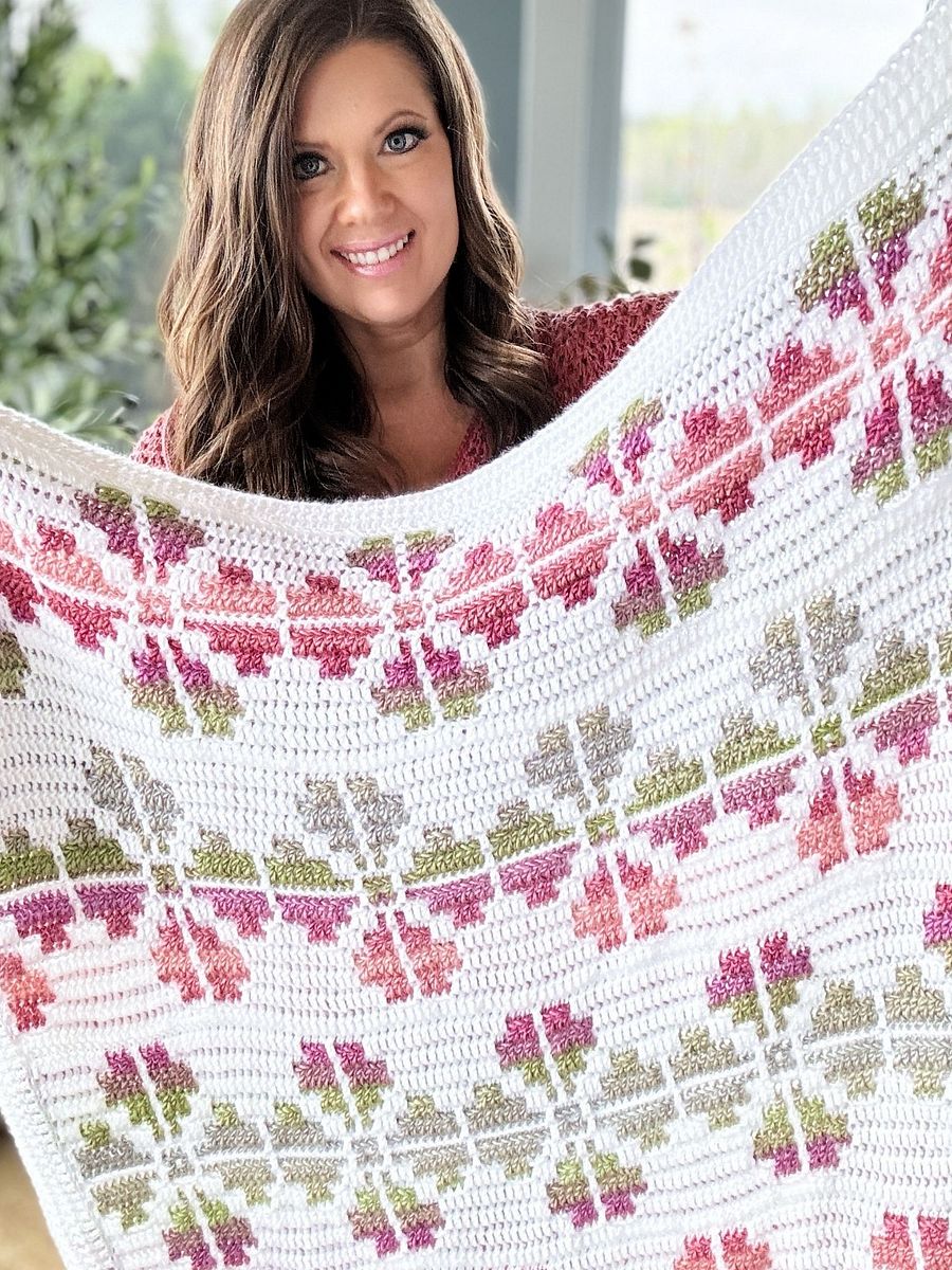 Cosmos Mosaic Blanket Crochet Pattern product image (2)