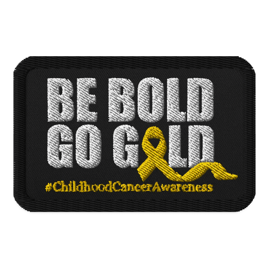 Be Bold Go Gold Patch product image (1)