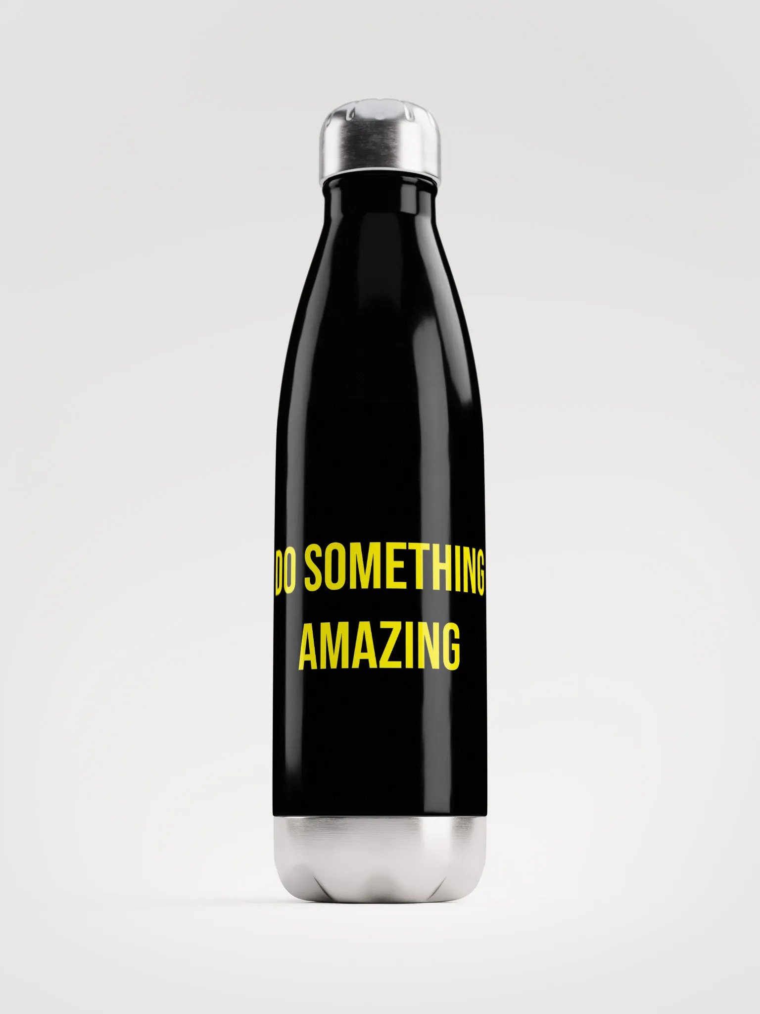 Travel water bottle - Black/Yellow product image (1)