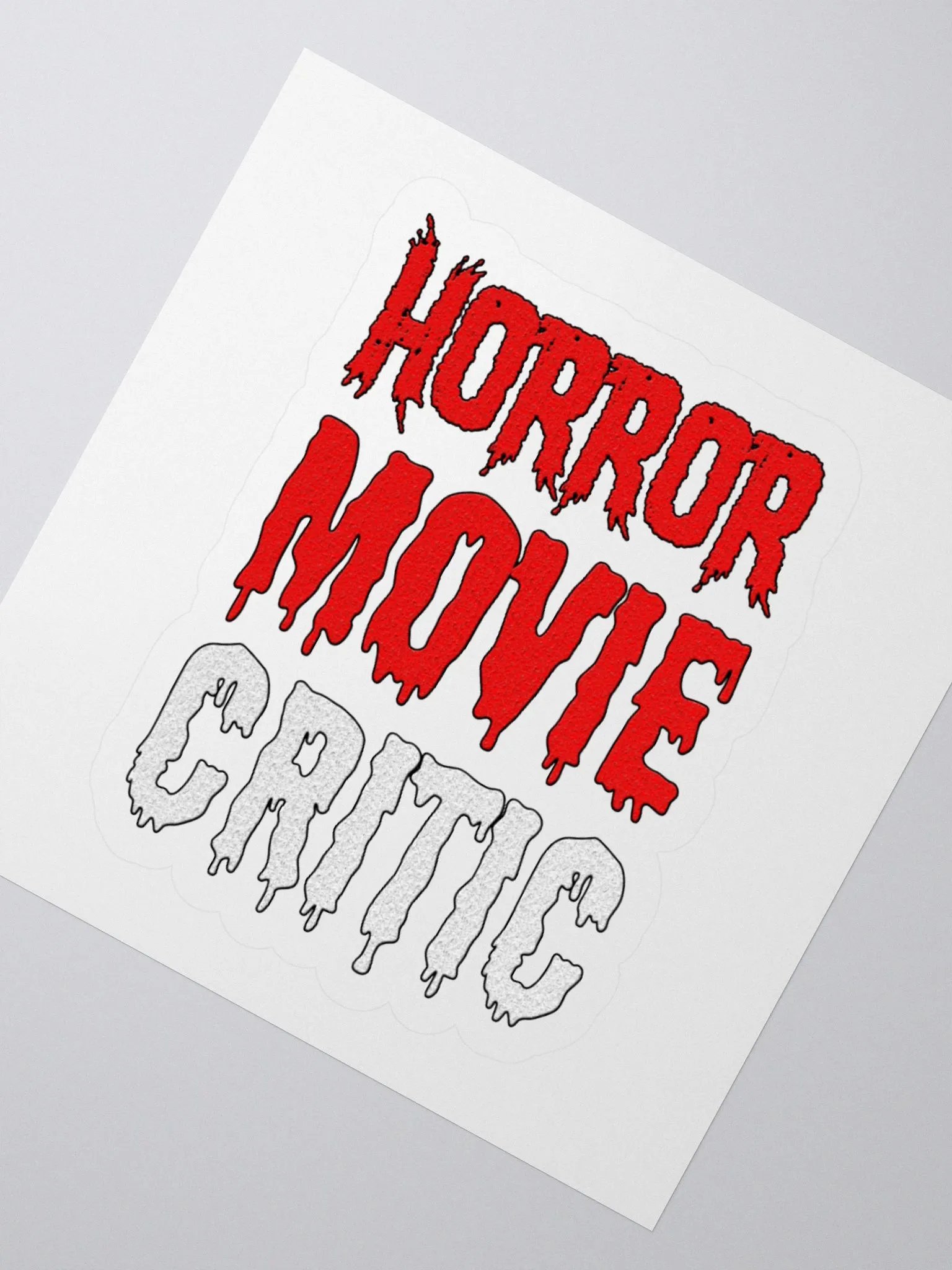 Horror Movie Critic Sticker product image (2)