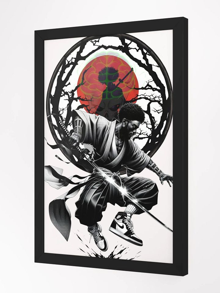 Black Samurai Framed Poster product image (2)
