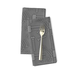 Seamless Pattern - Nuts and Bolts in Shades of Gray product image (10)