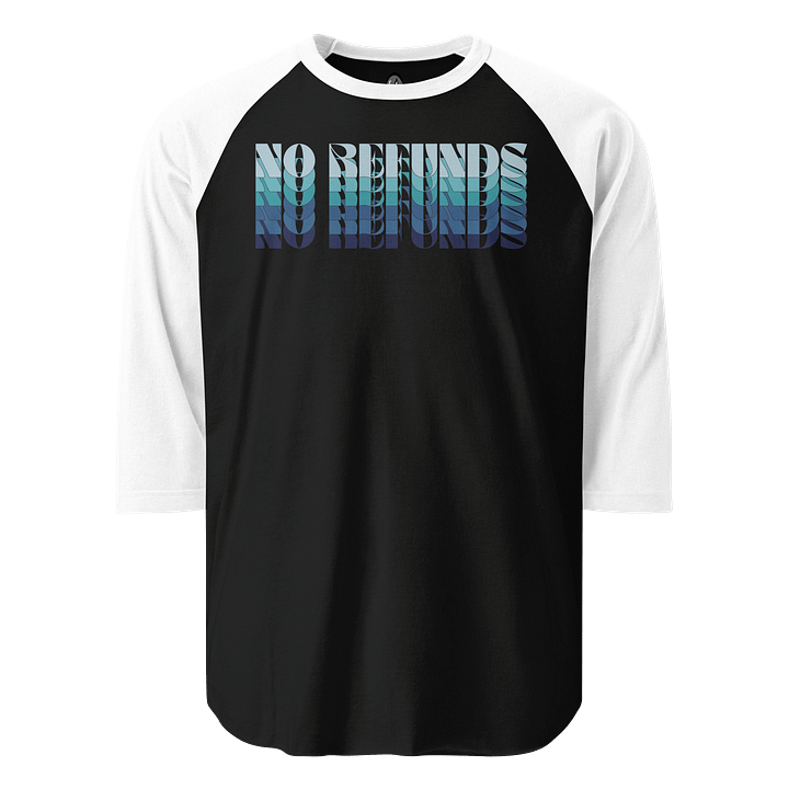 Stamped Fine Print Raglan Tee product image (1)