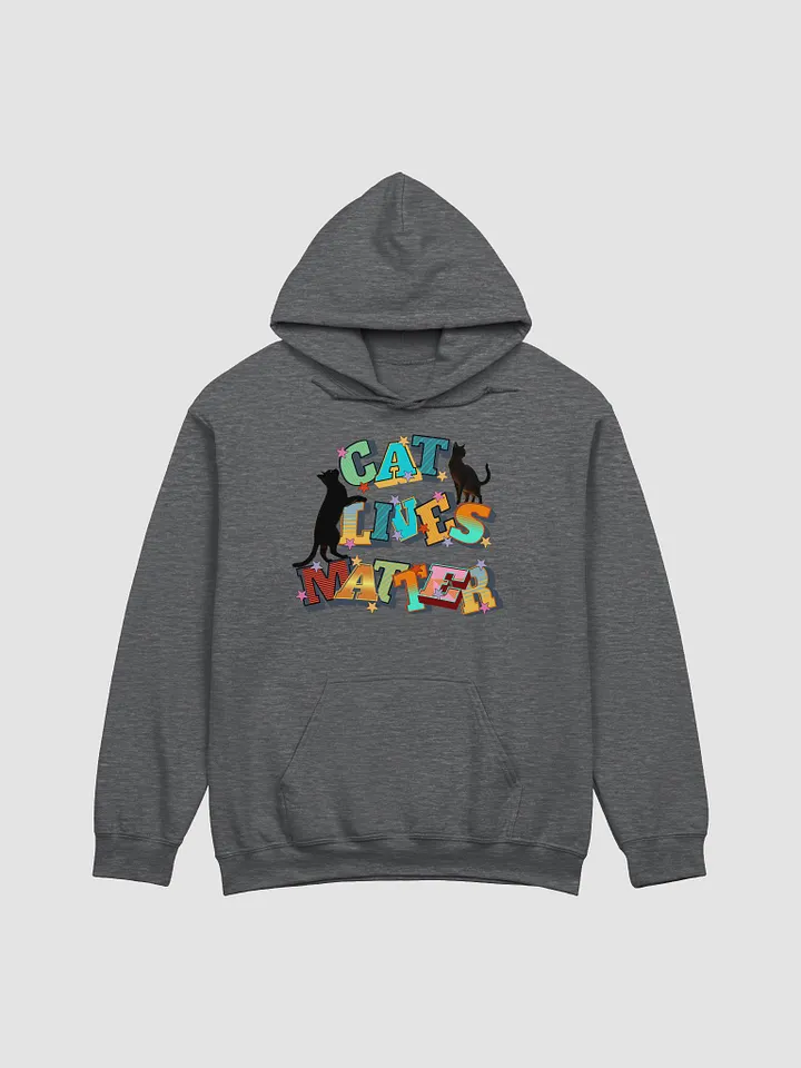 Cat Lives Matter Pawsitively Bold Hoodie product image (1)