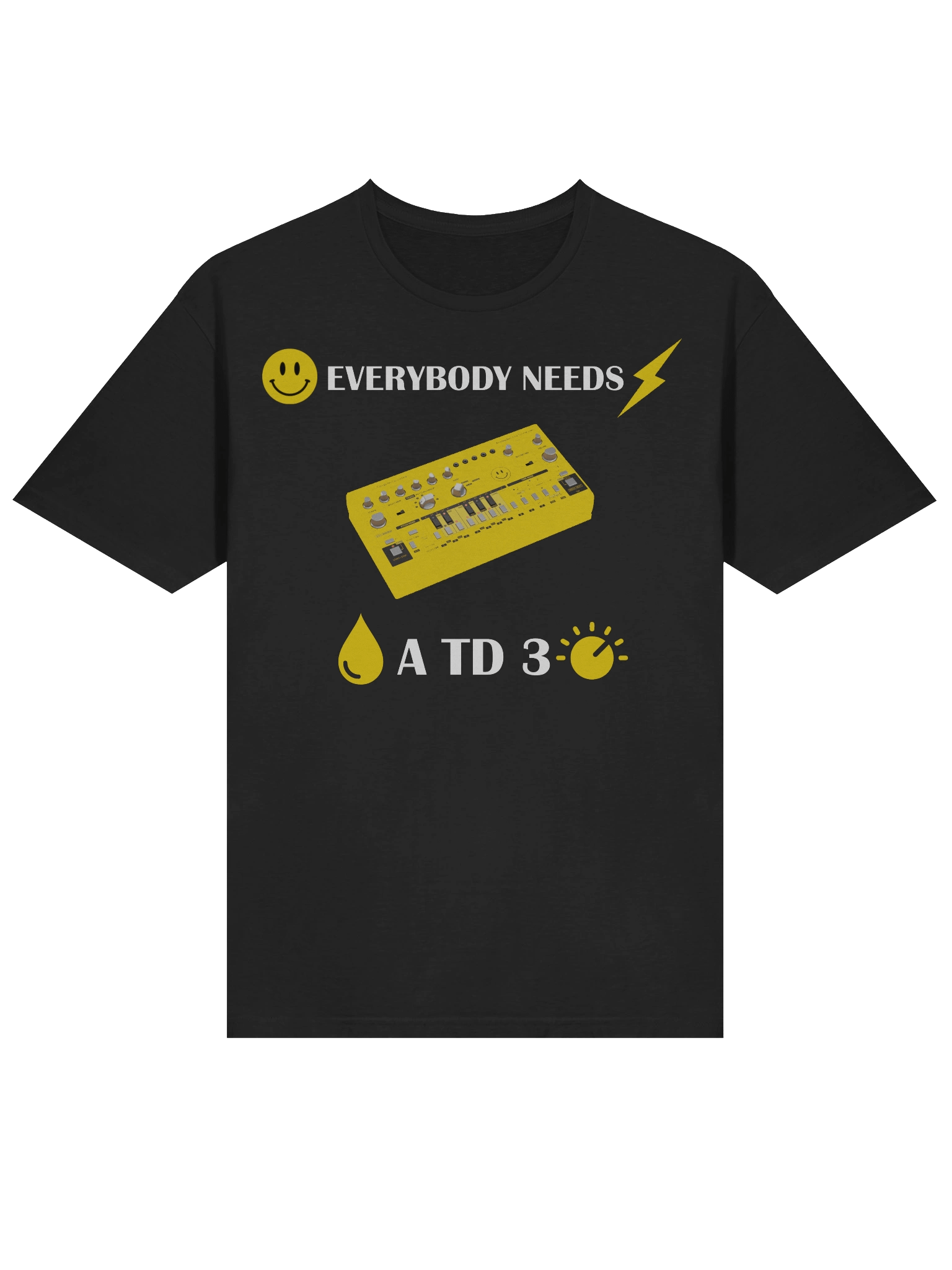 Smiley Synth Unisex Tee product image (3)