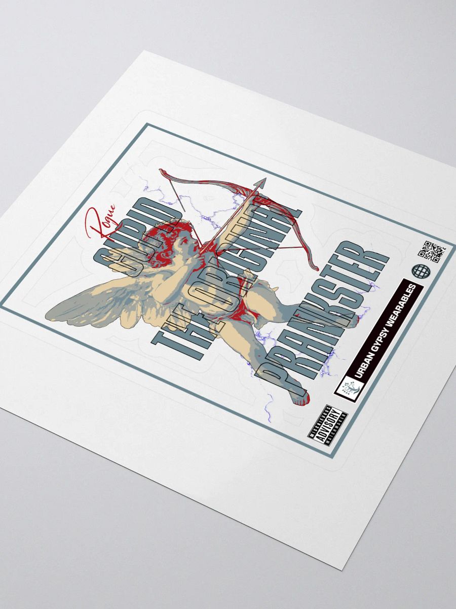 Cupid's Mischief Kiss Cut Sticker product image (3)