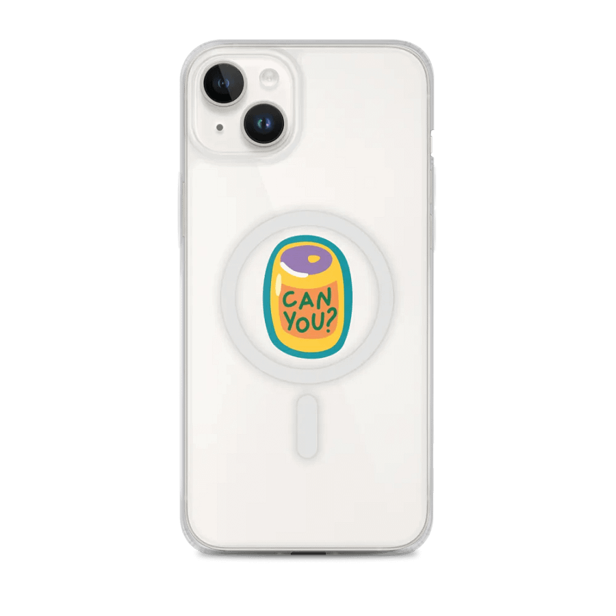 Mystic Can You? iPhone® MagSafe® Clear Case product image (1)