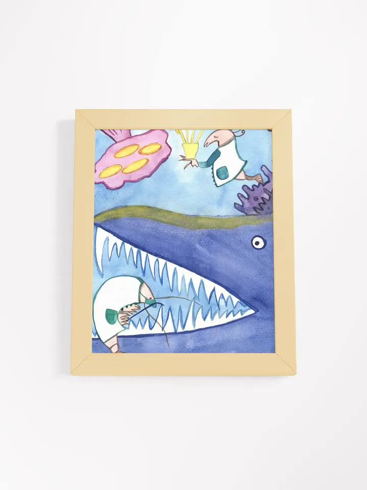 Shrimp Dentist Framed Print product image (8)