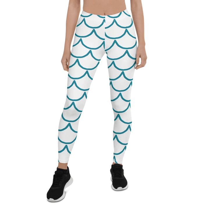 Mermaid Print Leggings – Magical, Stylish & Comfortably Chic product image (1)