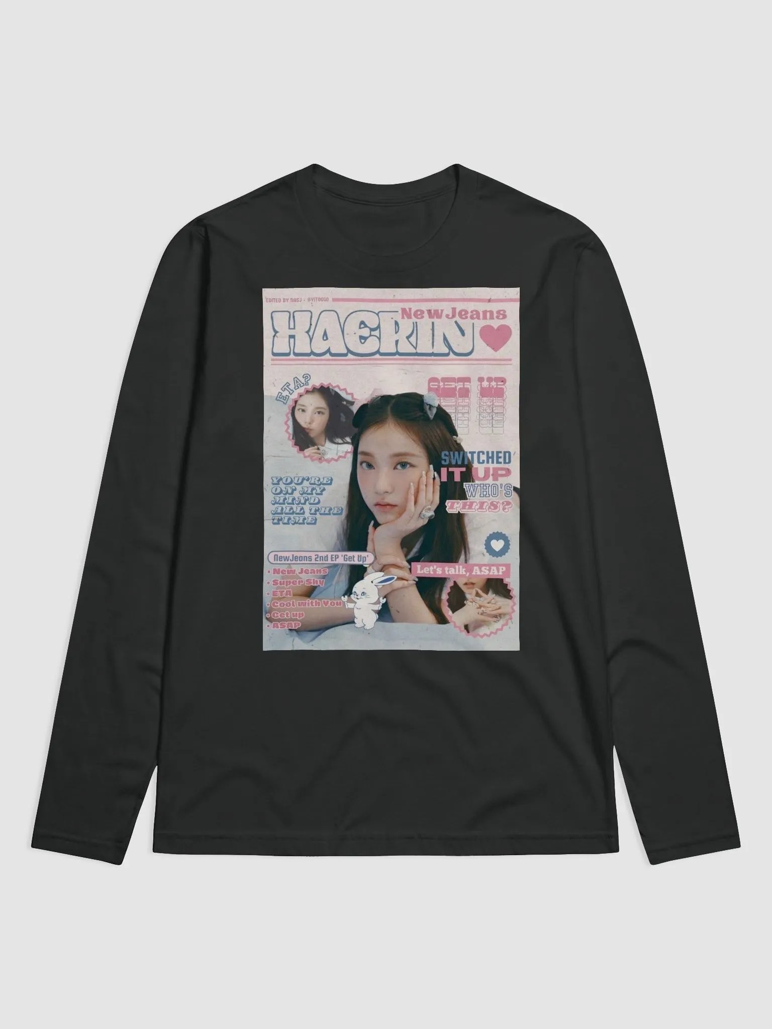 Haerin New Jeans Long Sleeve Shirt product image (8)