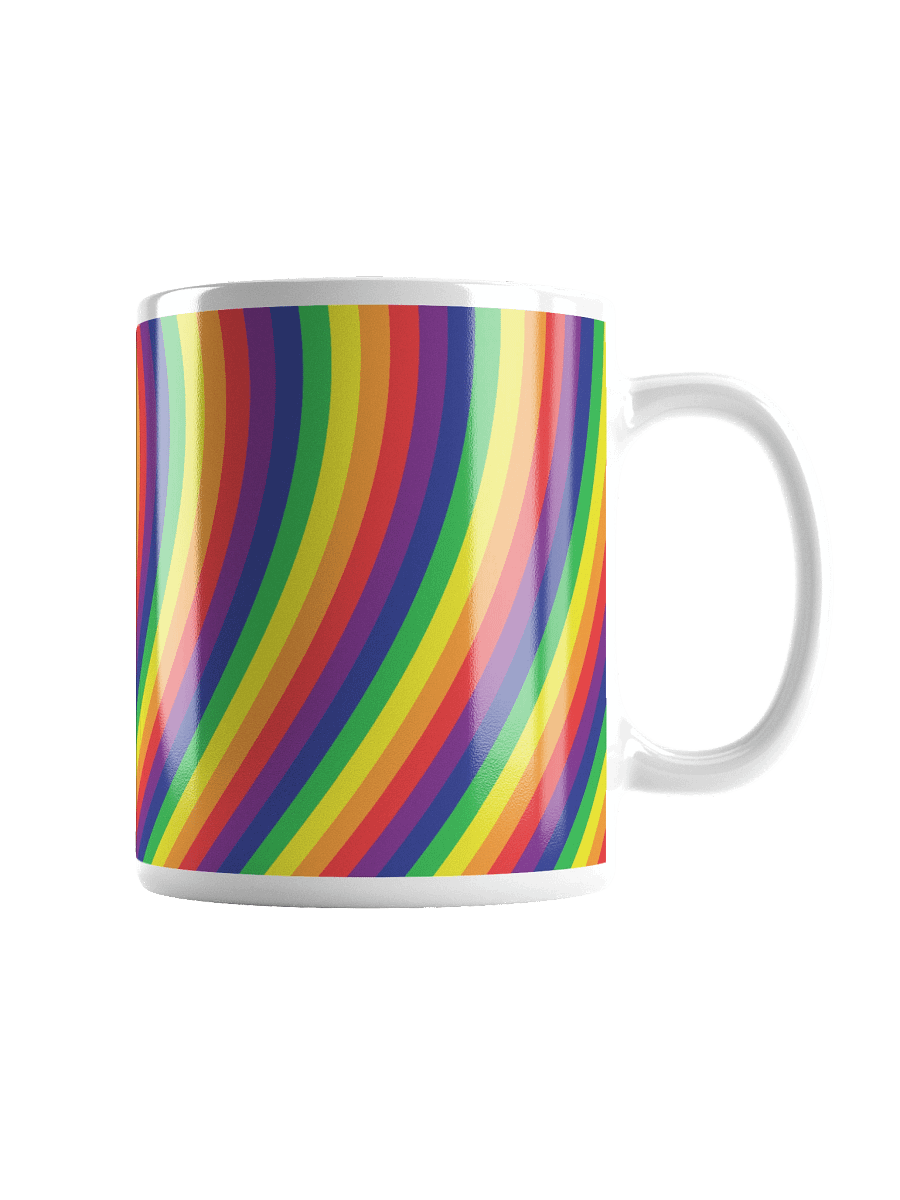 Rainbow Pride Hearts Mug (Right-handed) product image (2)