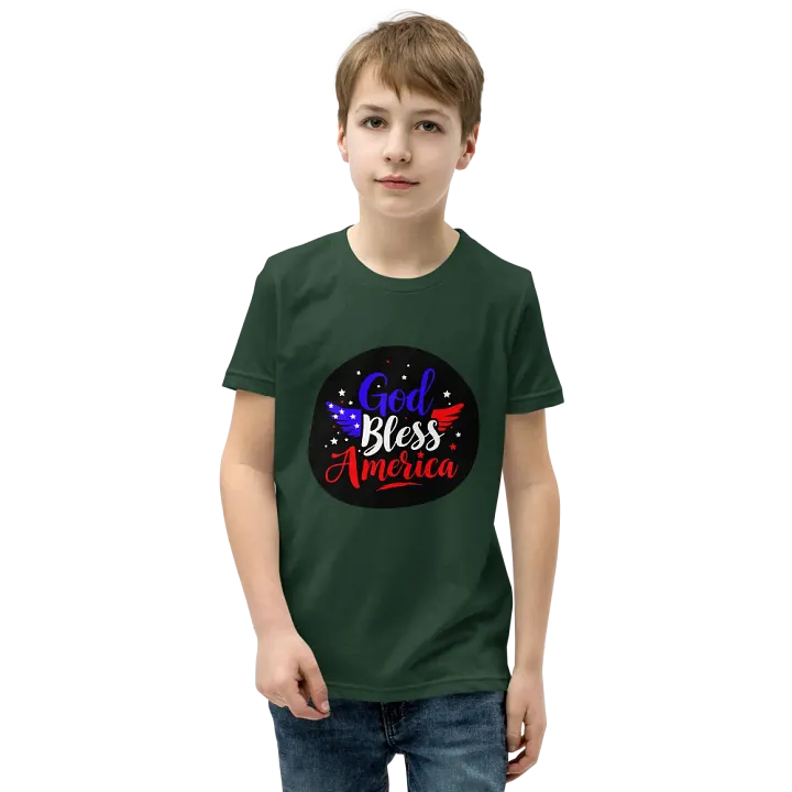 Kid's T-Shirt: God Bless America product image (10)