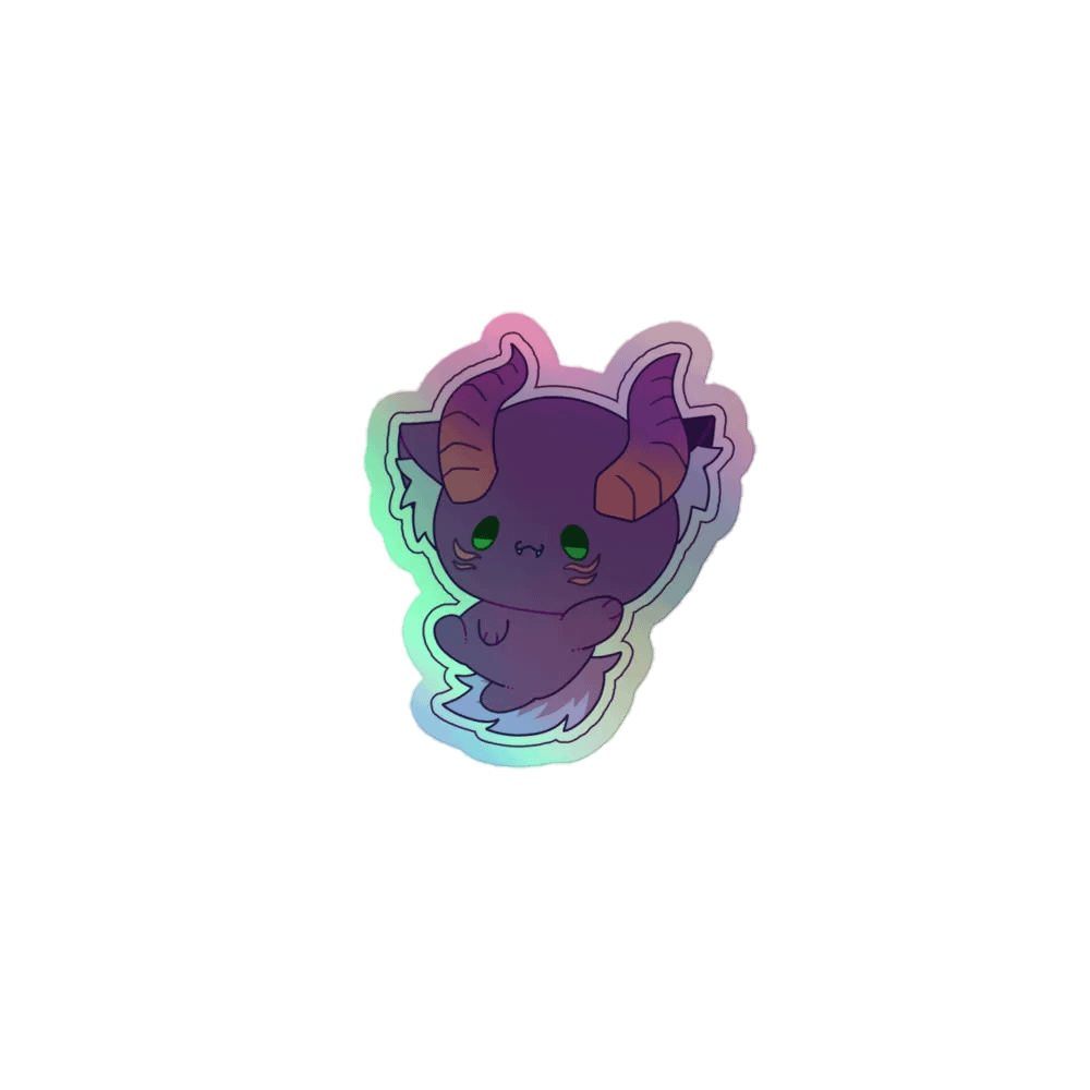 Dewey! Holo Sticker (Multiple Sizes) product image (1)