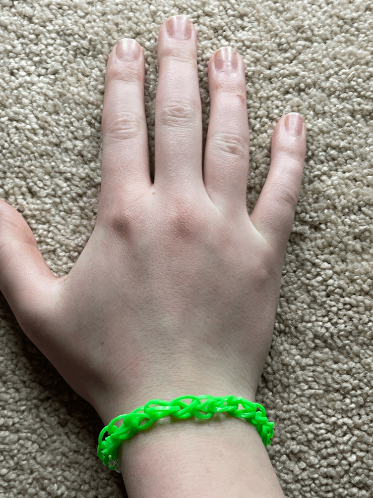 Green Loom Bracelet product image (2)