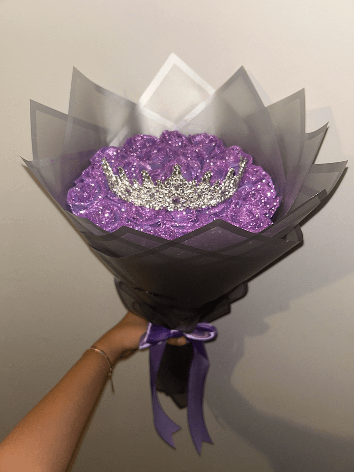 Purple Glitter Bouquet product image (1)