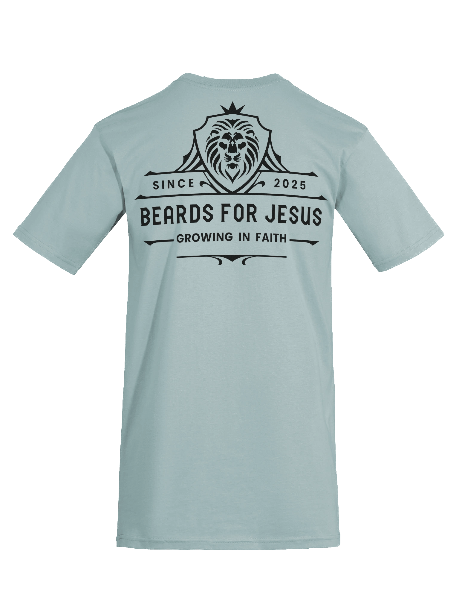 Beards For Jesus Logo Tee - Black Logo - Men's Heavyweight product image (20)