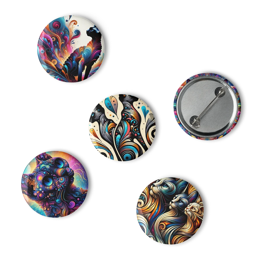 Set of Pin Buttons: Devon Rex product image (6)