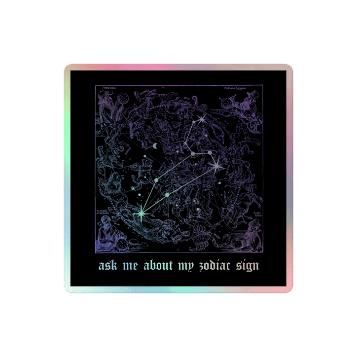 ASK ME ABOUT MY SIGN 🔮 Magic Holographic Sticker Set product image (2)