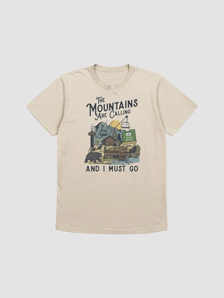 The Mountains Are Calling And I Must Go (Supersoft T-Shirt) product image (1)