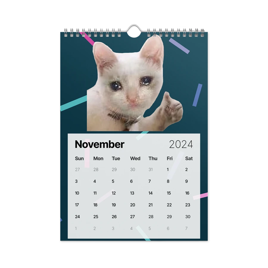 Wall Calendar (2024): Meme Cats product image (15)