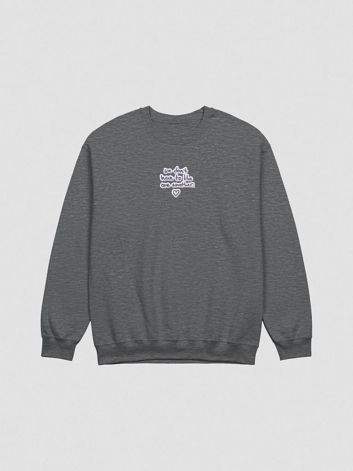 ONE ANOTHER (purple bubble design) embroidered crewneck product image (2)