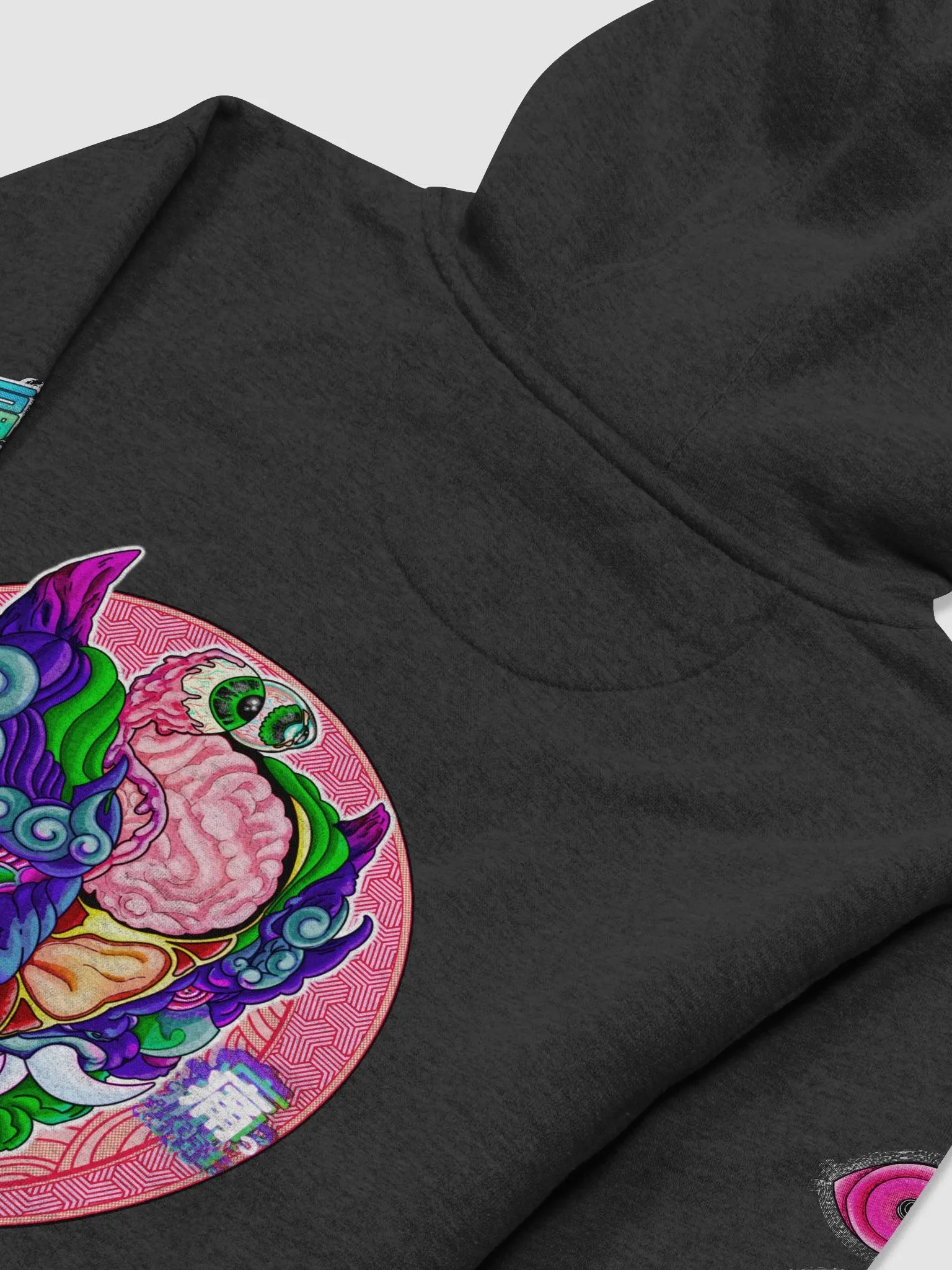 Yokai Migraine: Cotton Heritage Unisex Premium Hoodie product image (4)