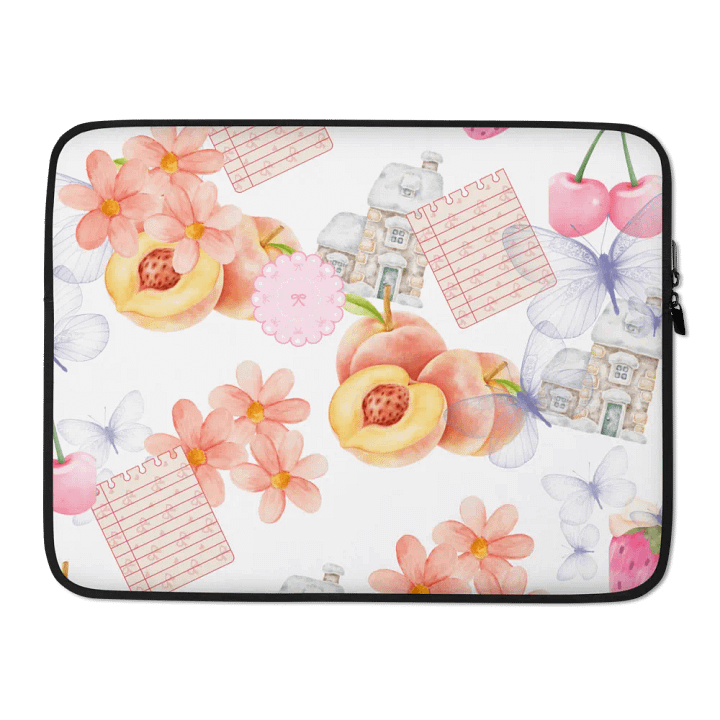 Whimsical Watercolor Laptop Sleeve product image (2)