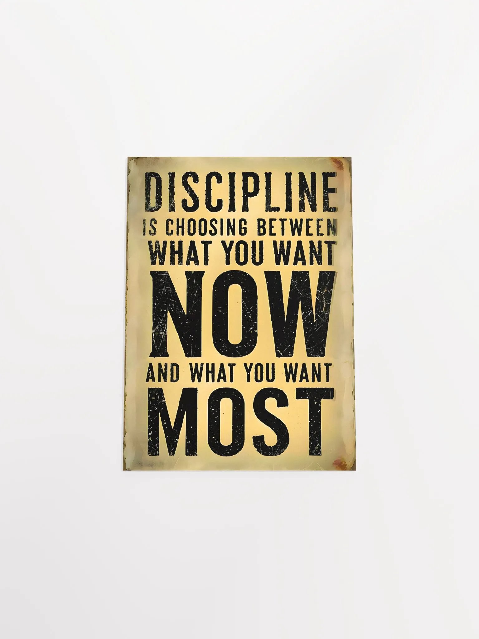 Get Disciplined - Quote Poster product image (14)
