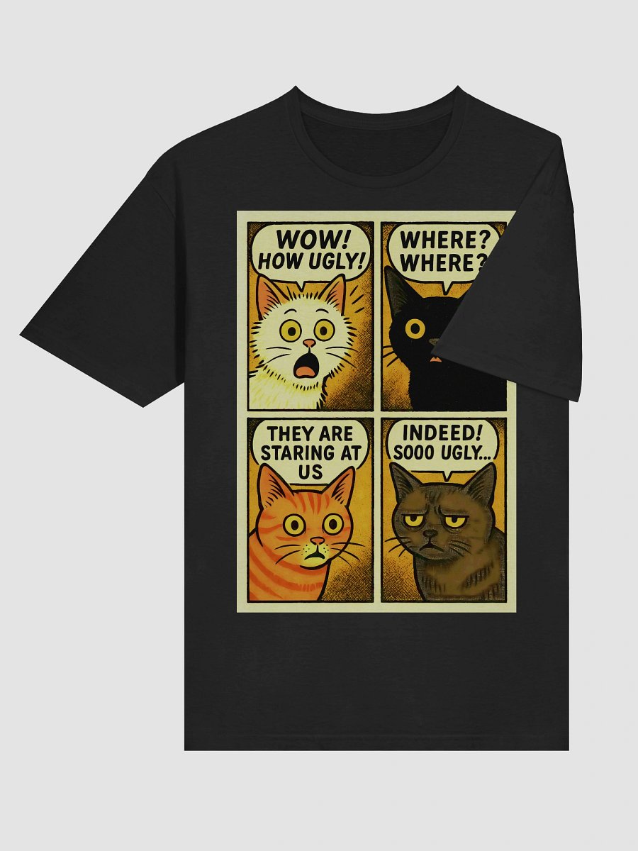 Funny Cats Retro Comic Panel Parody Tee (03) product image (6)