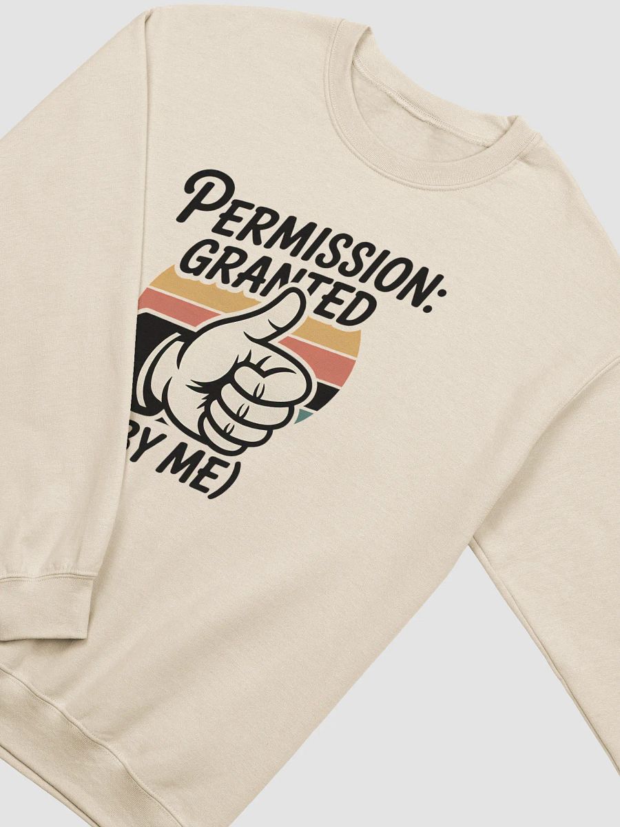 Permission Granted by Me Human Design Manifestor Sweatshirt product image (3)