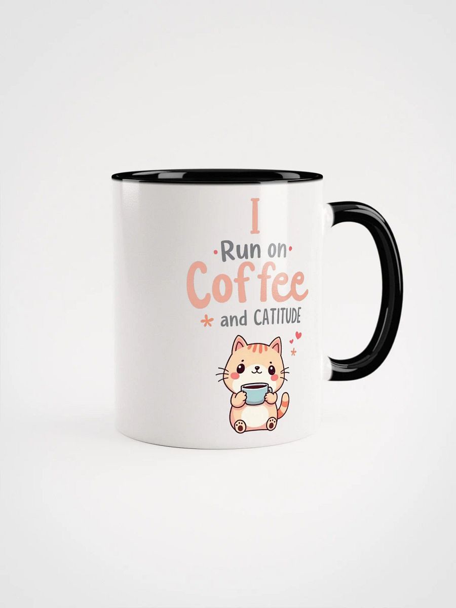 I Run on Coffee and Catitude Cat product image (6)