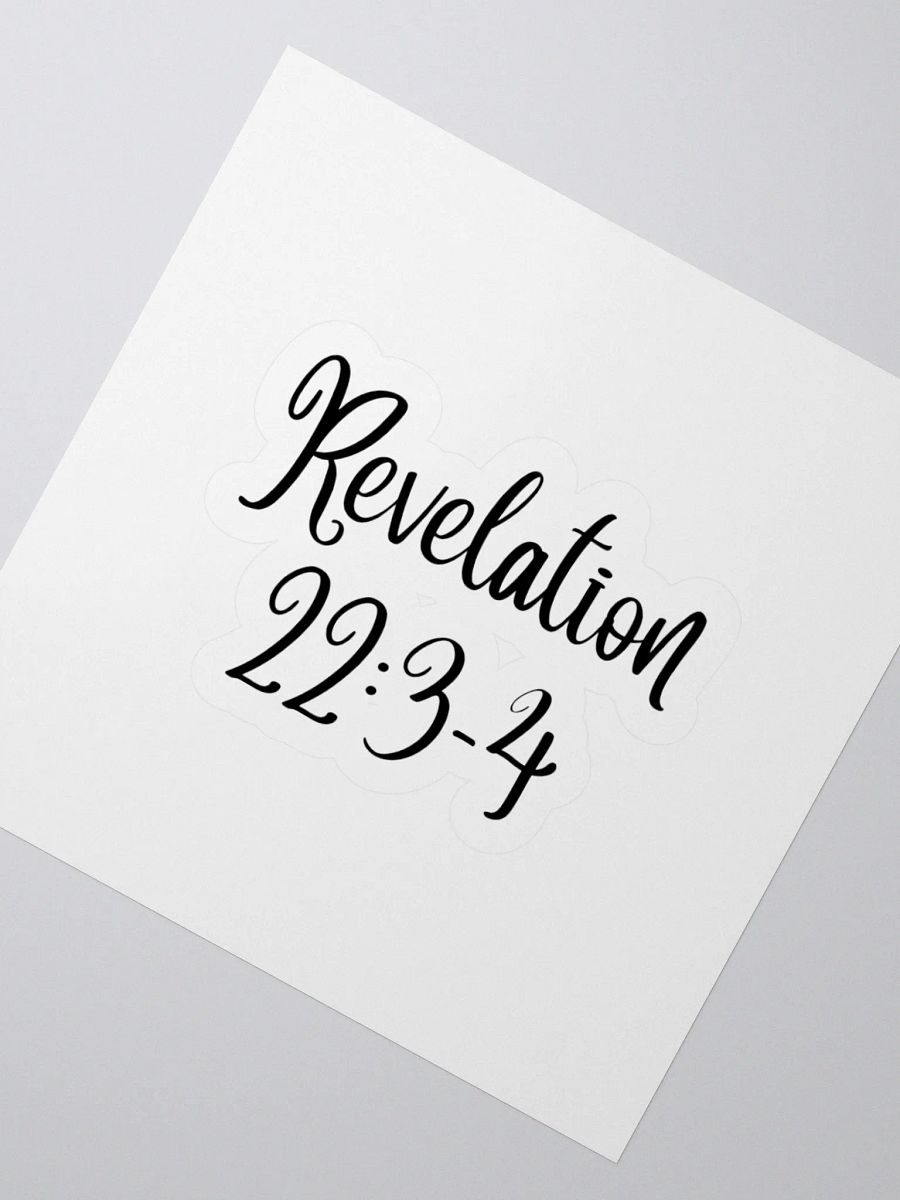 Revelation 22:3-4 product image (6)