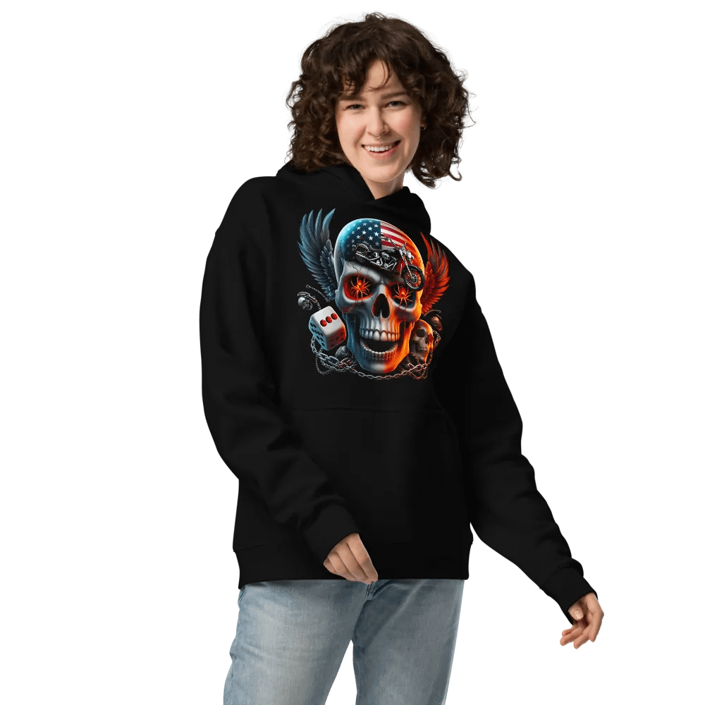Patriotic Reaper Oversized Hoodie #23 product image (3)