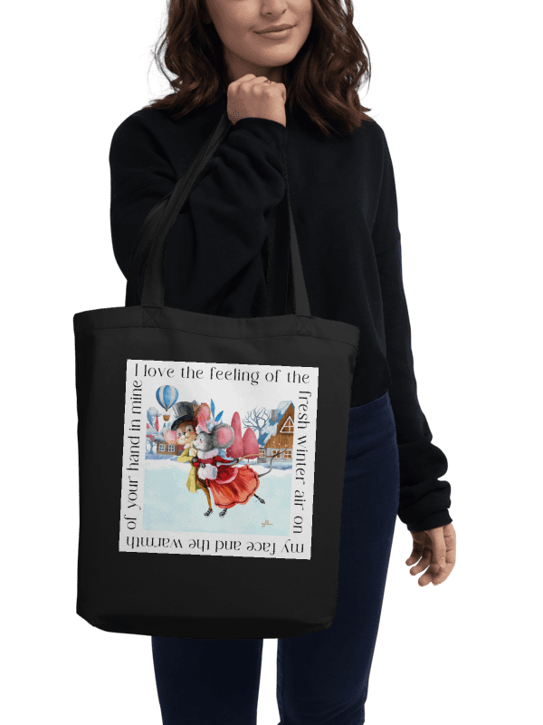 Warm Winter Embrace Eco Tote Bag product image (8)