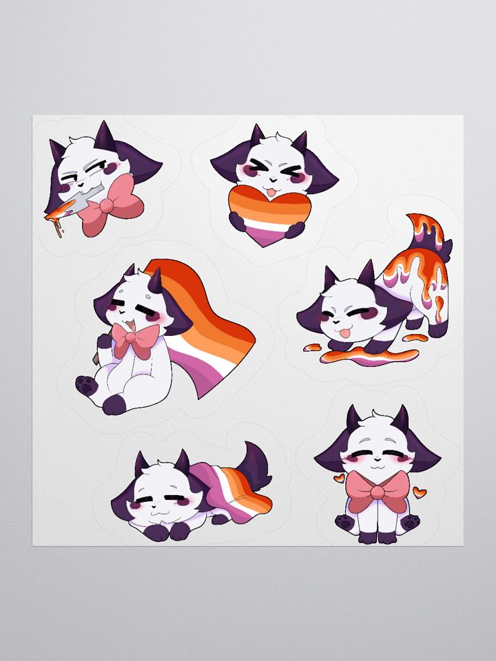 PRIDE/WLW Sticker Sheet product image (1)