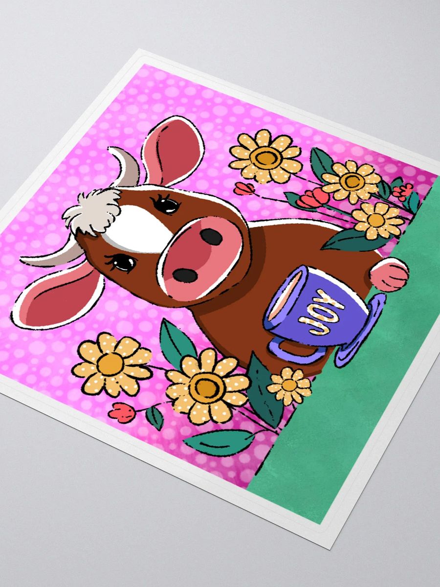 Cow Coffee Break Sticker product image (3)