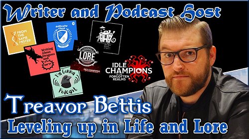 Reminder that tonight LIVE we will have Writer and Podcaster, Treavor Bettis Joining us! 6pm central! 
Get your questions for...