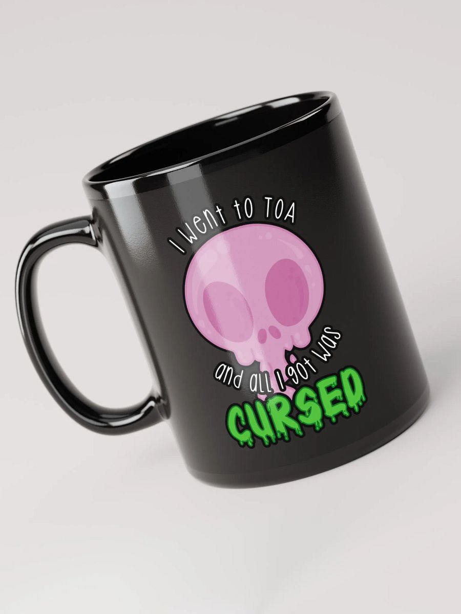 All I Got Was Cursed - Paladin - Black Glossy Mug product image (3)