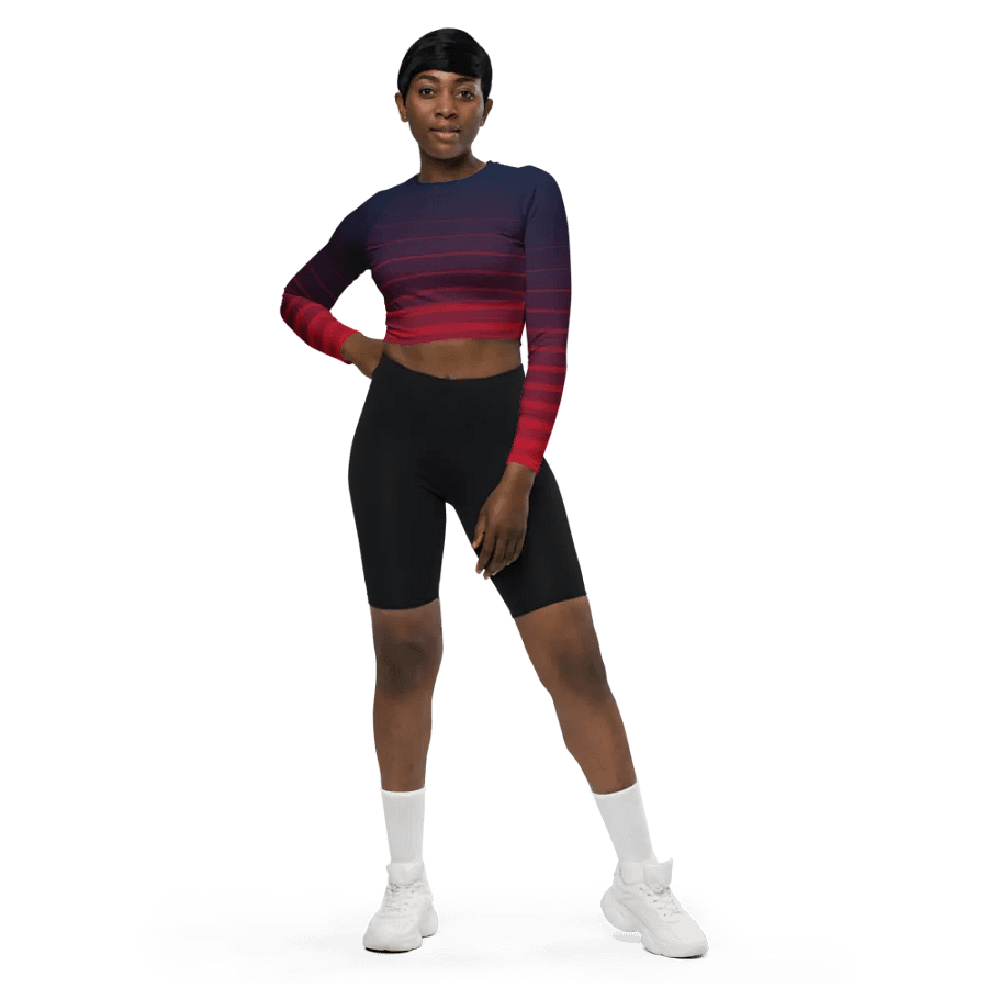 Gradient Horizon Eco Crop Top product image (1)