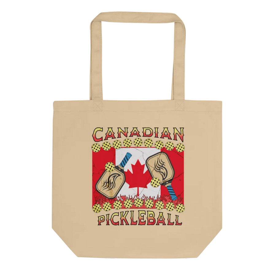 Canadian Flag Pickleball Eco Tote product image (1)