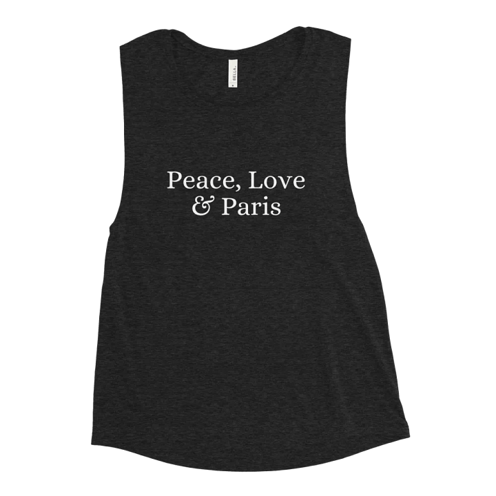 Peace, Love and Paris Women's Flowy Muscle Tank product image (2)