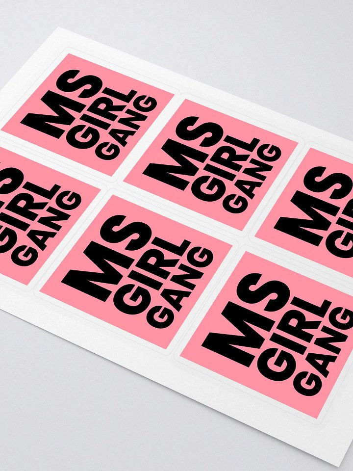 MSgirlgang Logo Sticker Sheet product image (2)
