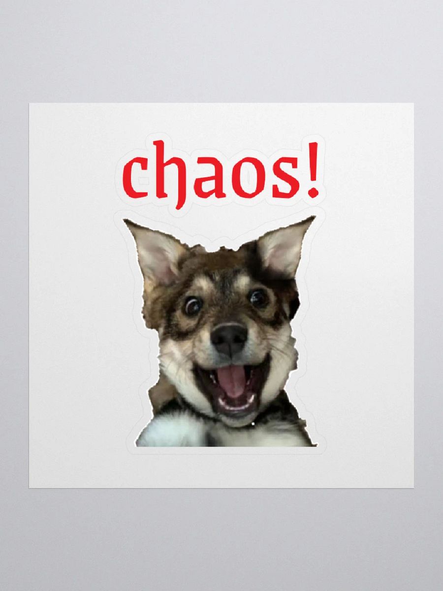 Chaos Coyote Sticker product image (1)