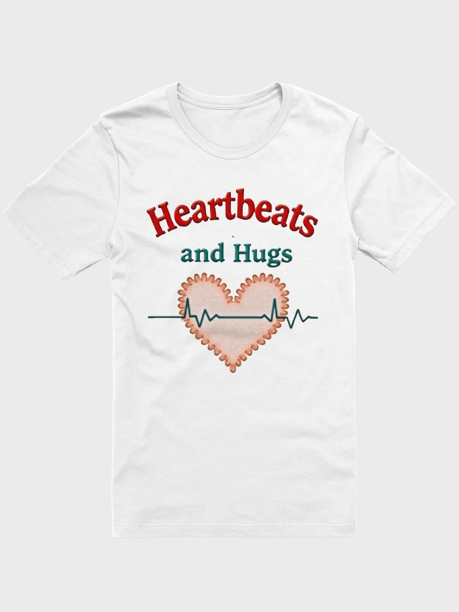 Heartbeats and Hugs Graphic T-shirt product image (7)