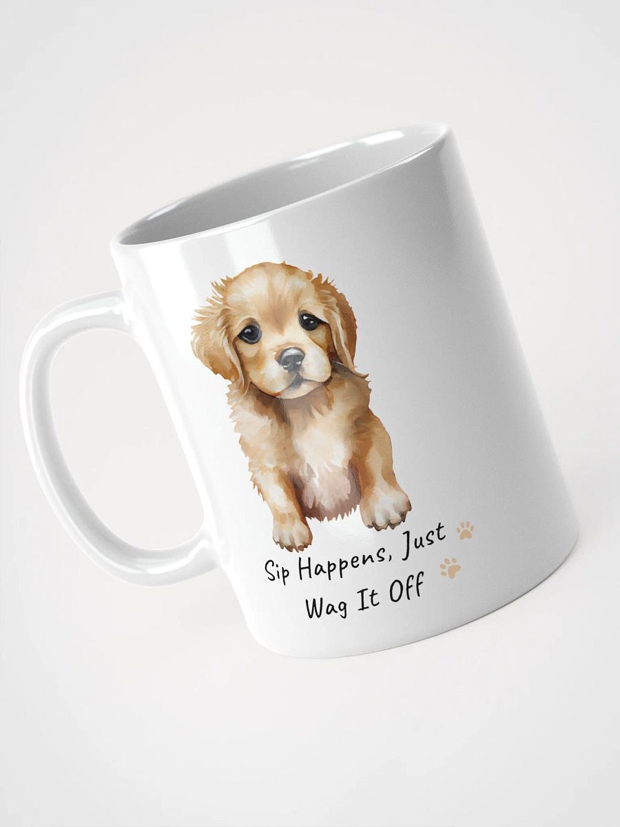 Sip Happens White Glossy Mug product image (9)