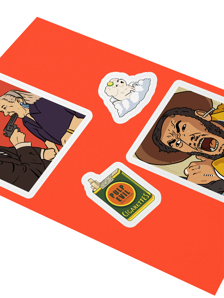 Sin Sticker Sheet product image (2)