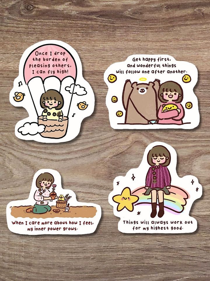 Positivity Glitter Stickers Bundle #3 product image (1)