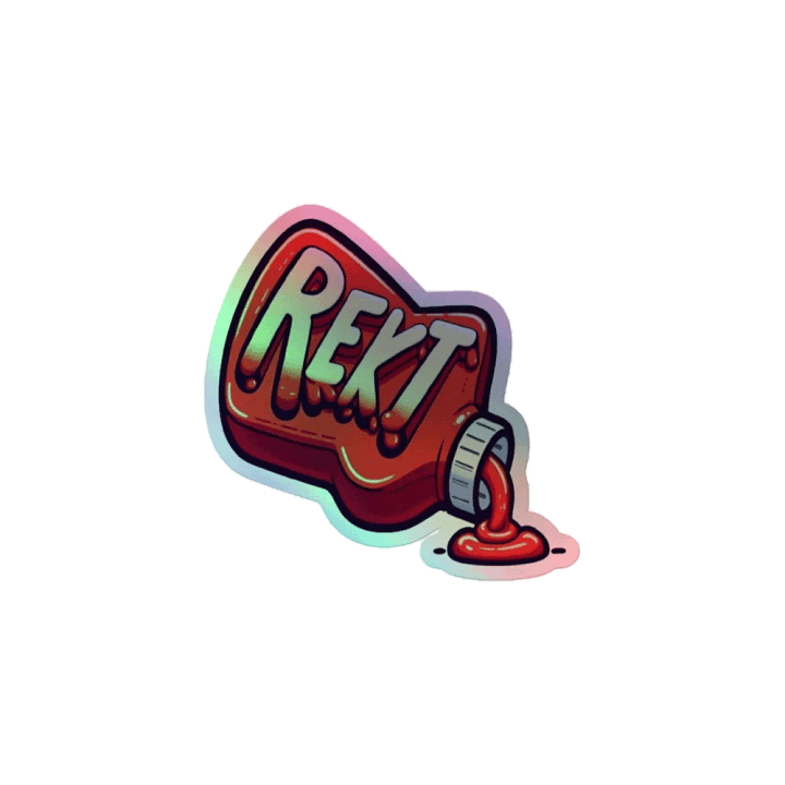 Rekt Holographic Sticker Sheet product image (1)
