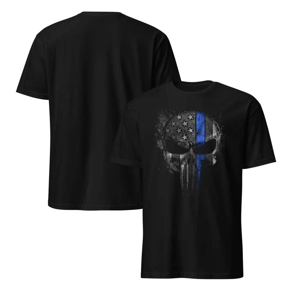 Thin Blue Line Skull product image (4)