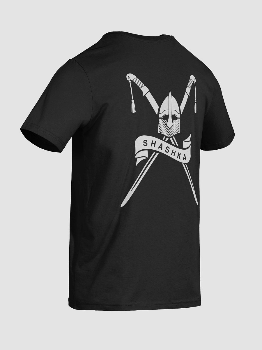 Organic Cotton T-shirt - white shashka on back product image (6)